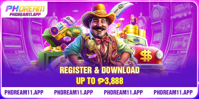 Promotions 1 Register & Download up to ₱3,888